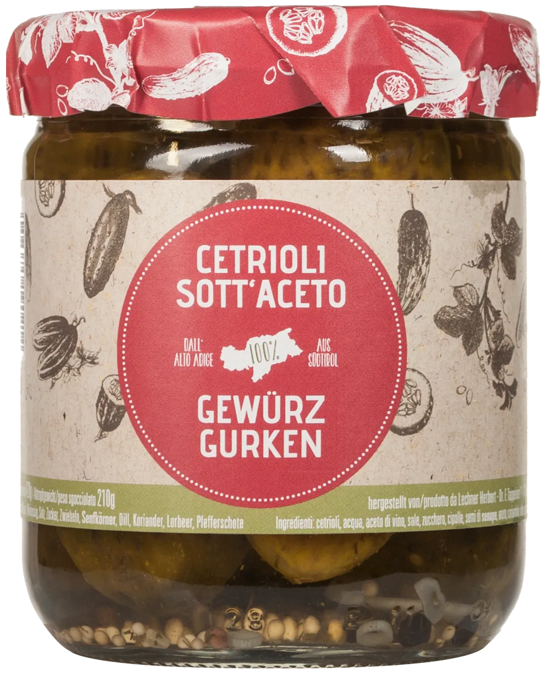 Südtiroler Gewürzgurken