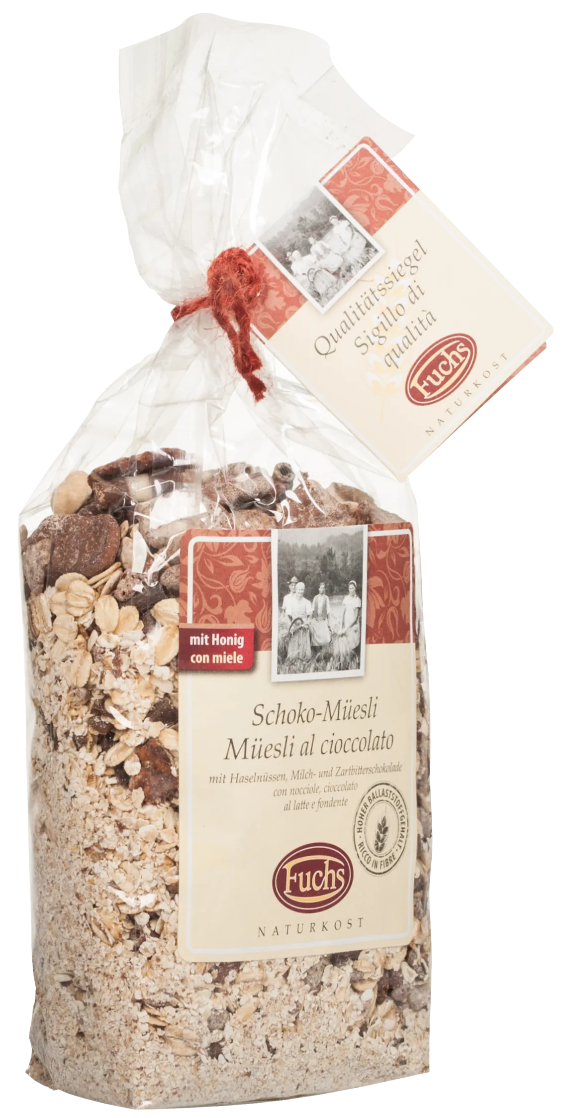 Müsli mit feiner Schokolade