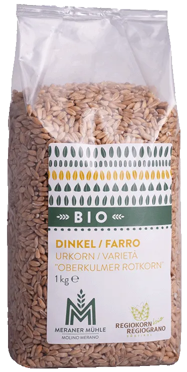 Dinkelkorn Regiokorn Meraner Mühle BIO