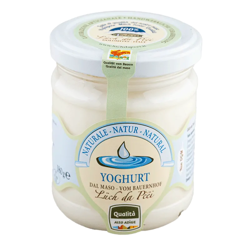 Naturjoghurt vom Bauernhof