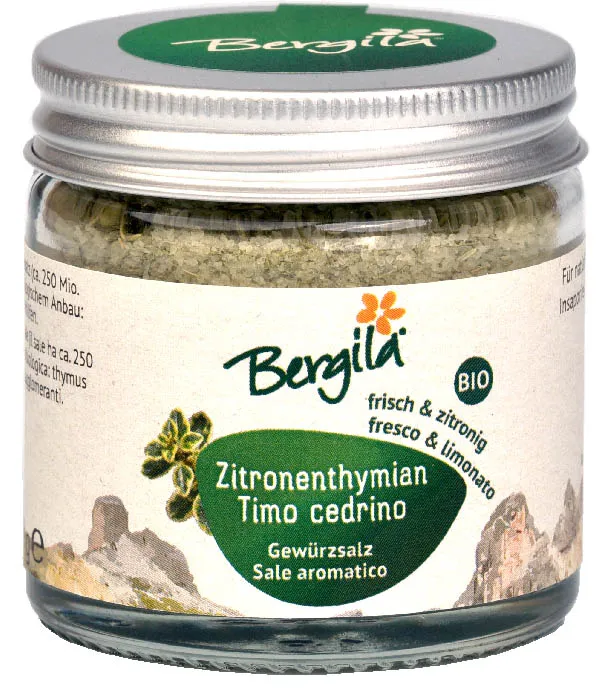 Sale aromatico al timo cedrino bio