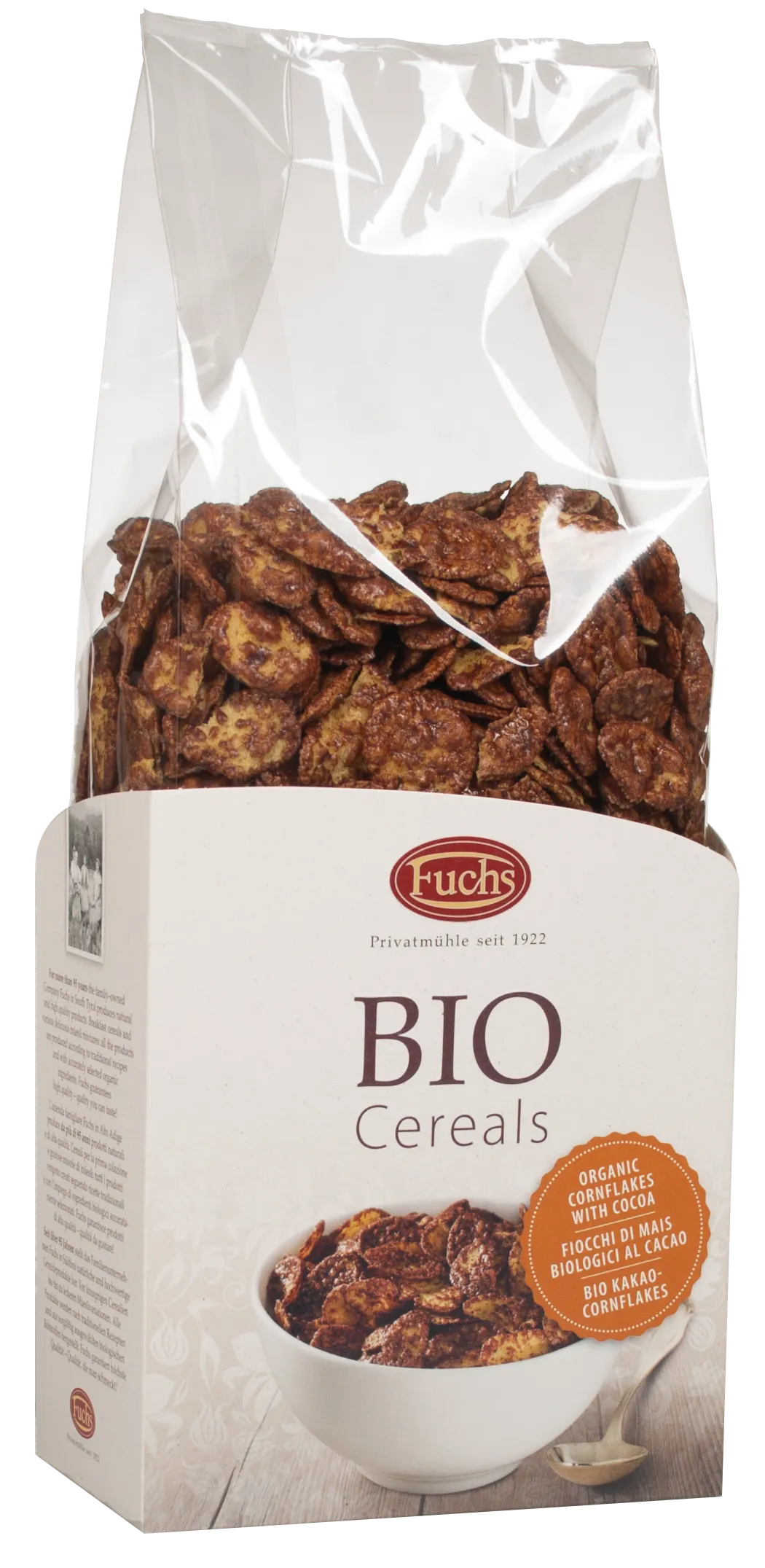 Cornflakes al Cacao Bio