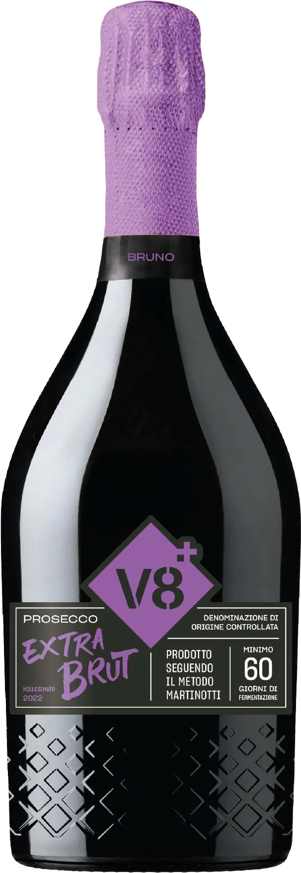 Prosecco Extra Brut DOC Millesimato Bruno Vineyards V8+ 22