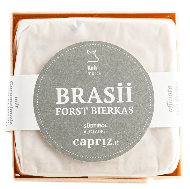 Formaggio molle "Brasii Forst Bierkas" di latte vaccino